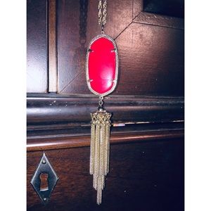 Kendra Scott Rayne Necklace in Bright Red